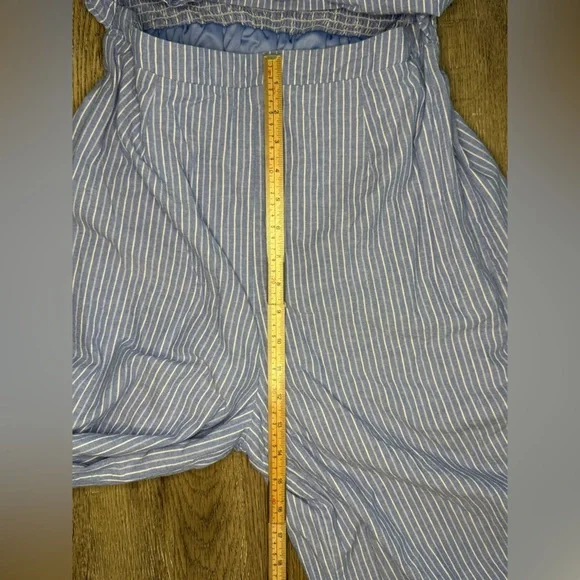 L’atiste Blue and white stripe Jumpsuit - Picture 7 of 8